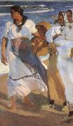 Joaquin Sorolla Valencia beaches painting